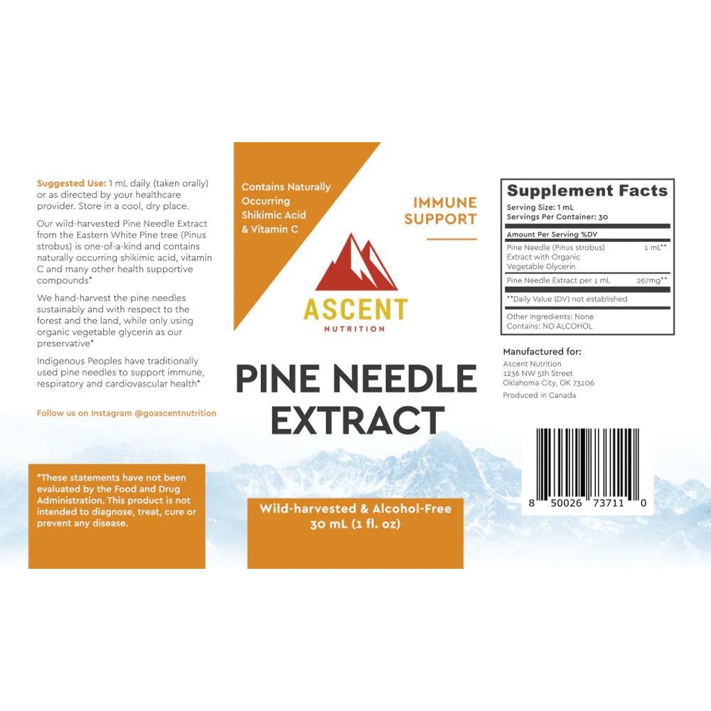 Pine Needle Extract by Ascent Nutrition - Image 2