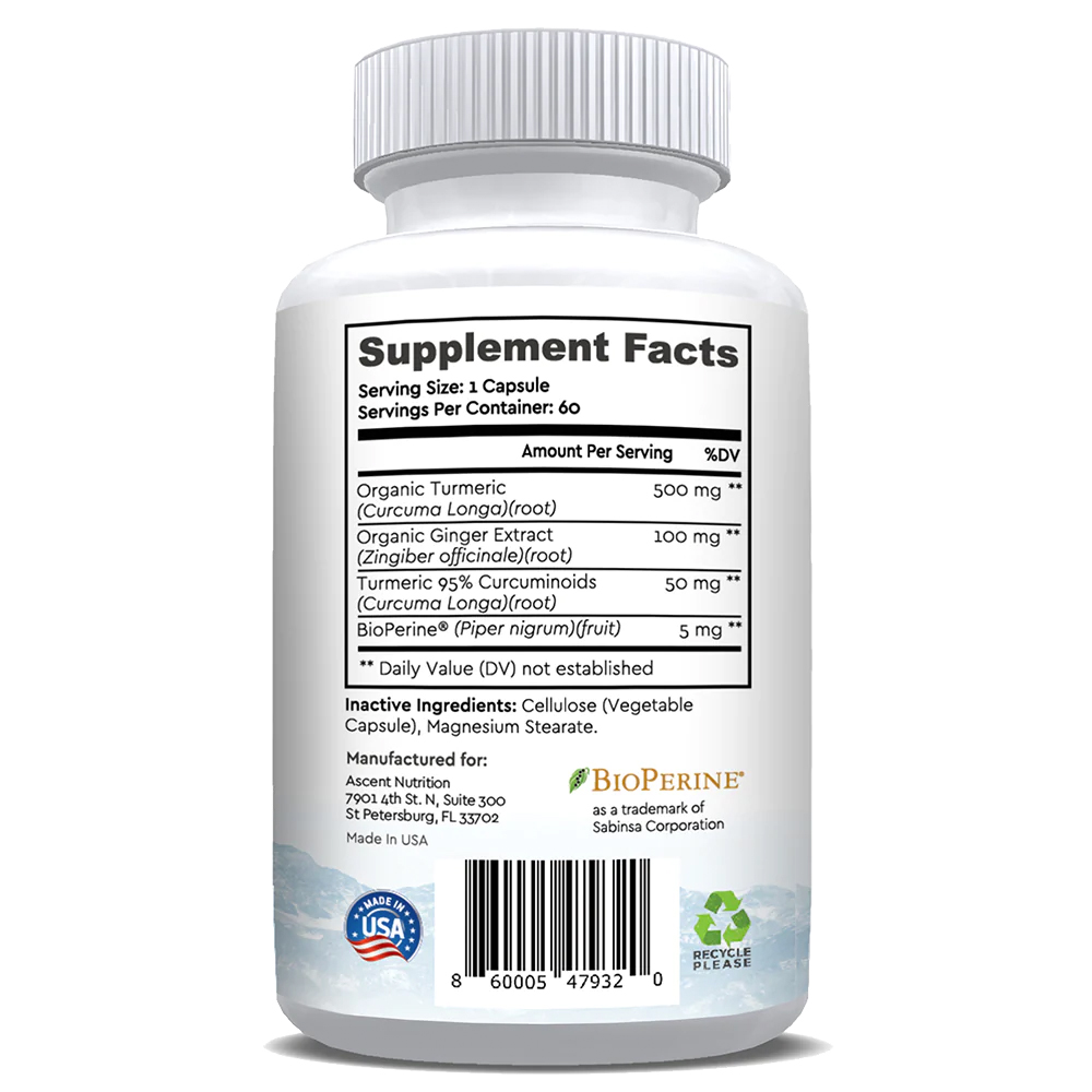 Turmeric Complex by Ascent Nutrition - Image 2