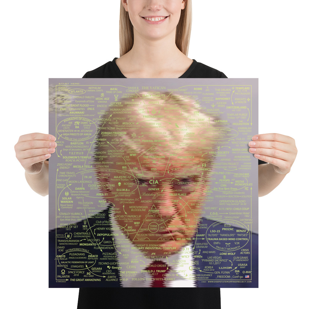 Trump Mugshot Q-WEB 2023, 18" - Image 3
