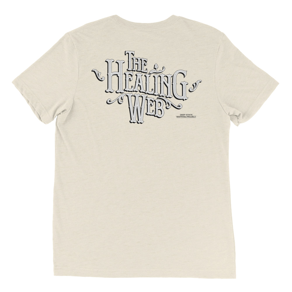 Healing Web Crystal Tree Tri-Blend T-shirt (Unisex) - Image 2