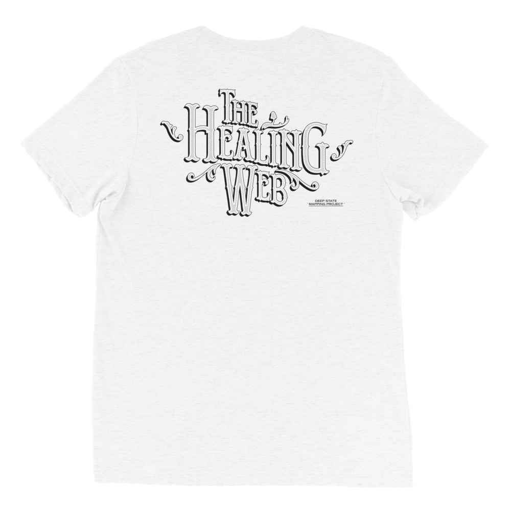 Healing Web Crystal Tree Tri-Blend T-shirt (Unisex) - Image 5