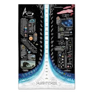 Ashtar Timeline Tapestry 60" x 90"