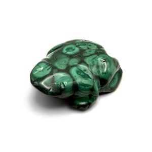 Malachite Frog Sculptures, Congo