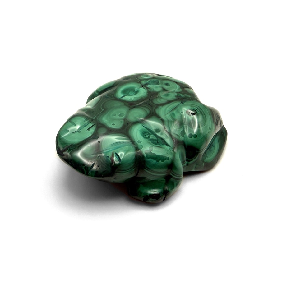 Malachite Frog Sculptures, Congo