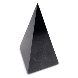 Shungite Nubian Pyramid 4" (EMF Protection)