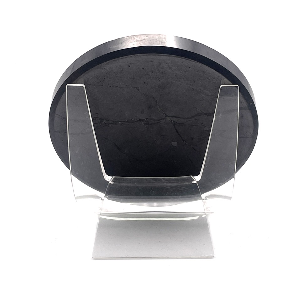 Shungite Om Disc, 3.75" Russia - Image 2