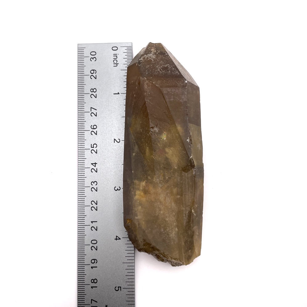 Citrine 4.5" Raw Point w Stand, Zambia (F) - Image 4