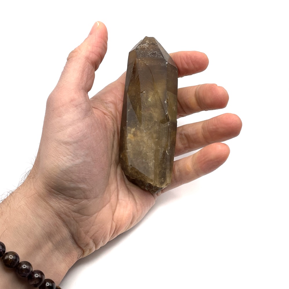 Citrine 4.5" Raw Point w Stand, Zambia (F) - Image 5