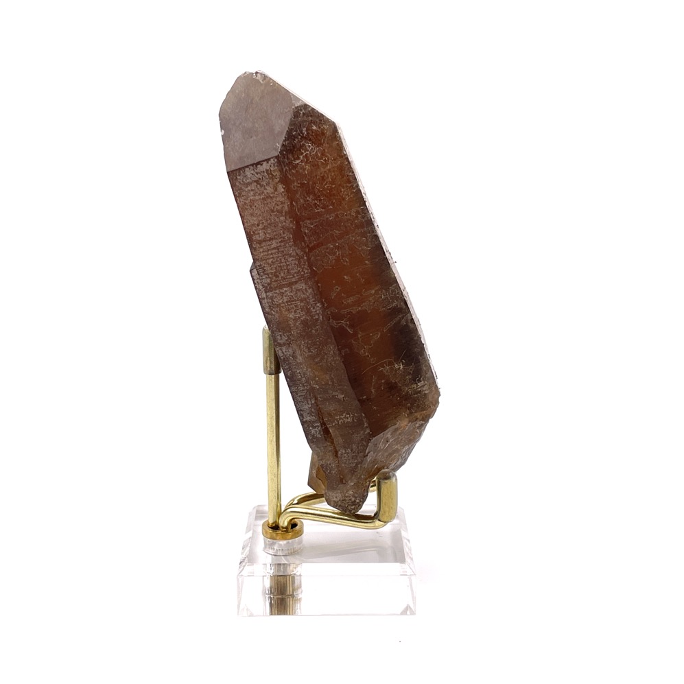 Citrine 4" Raw DT Point w Stand, Zambia (D) - Image 2