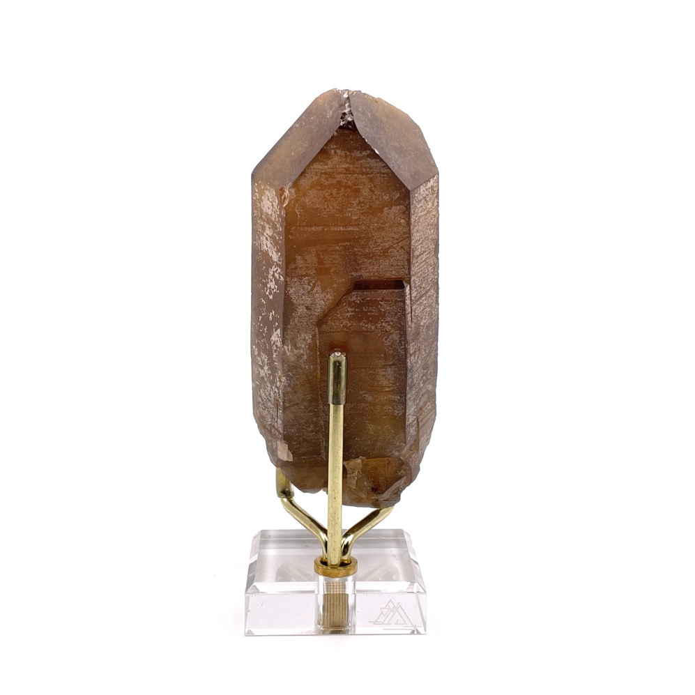 Citrine 4" Raw DT Point w Stand, Zambia (D) - Image 3