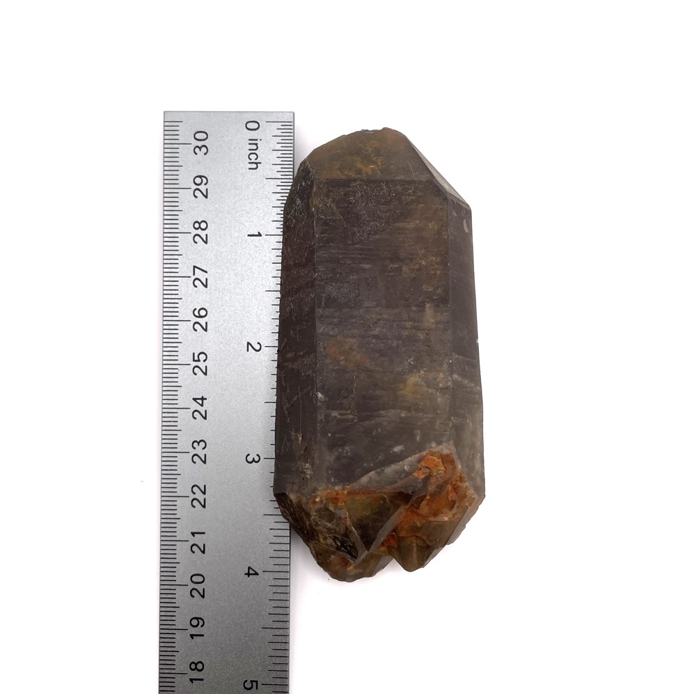 Citrine 4" Raw DT Point w Stand, Zambia (D) - Image 4