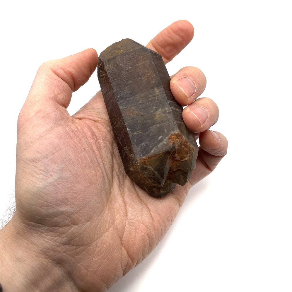 Citrine 4" Raw DT Point w Stand, Zambia (D) - Image 5