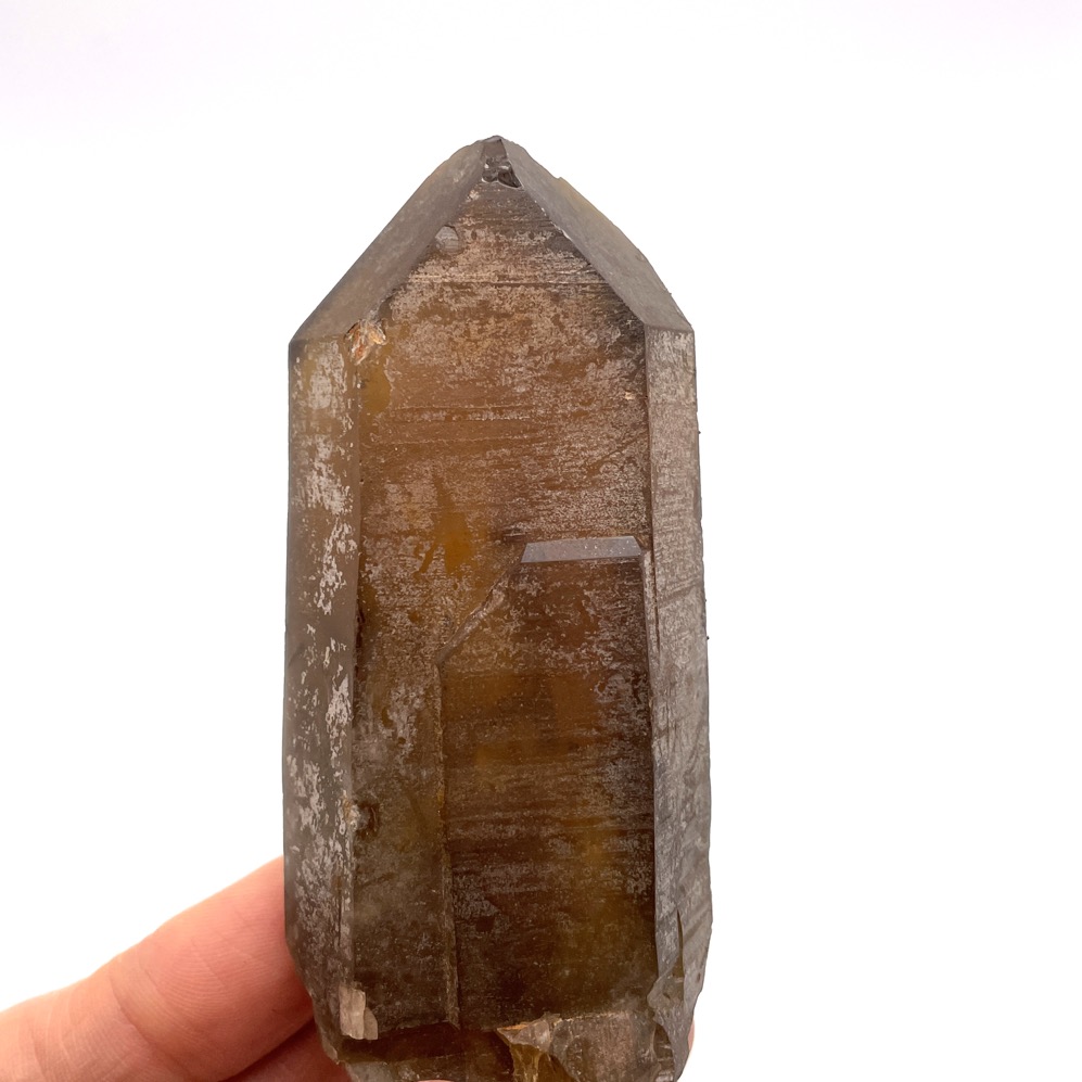 Citrine 4" Raw DT Point w Stand, Zambia (D) - Image 7