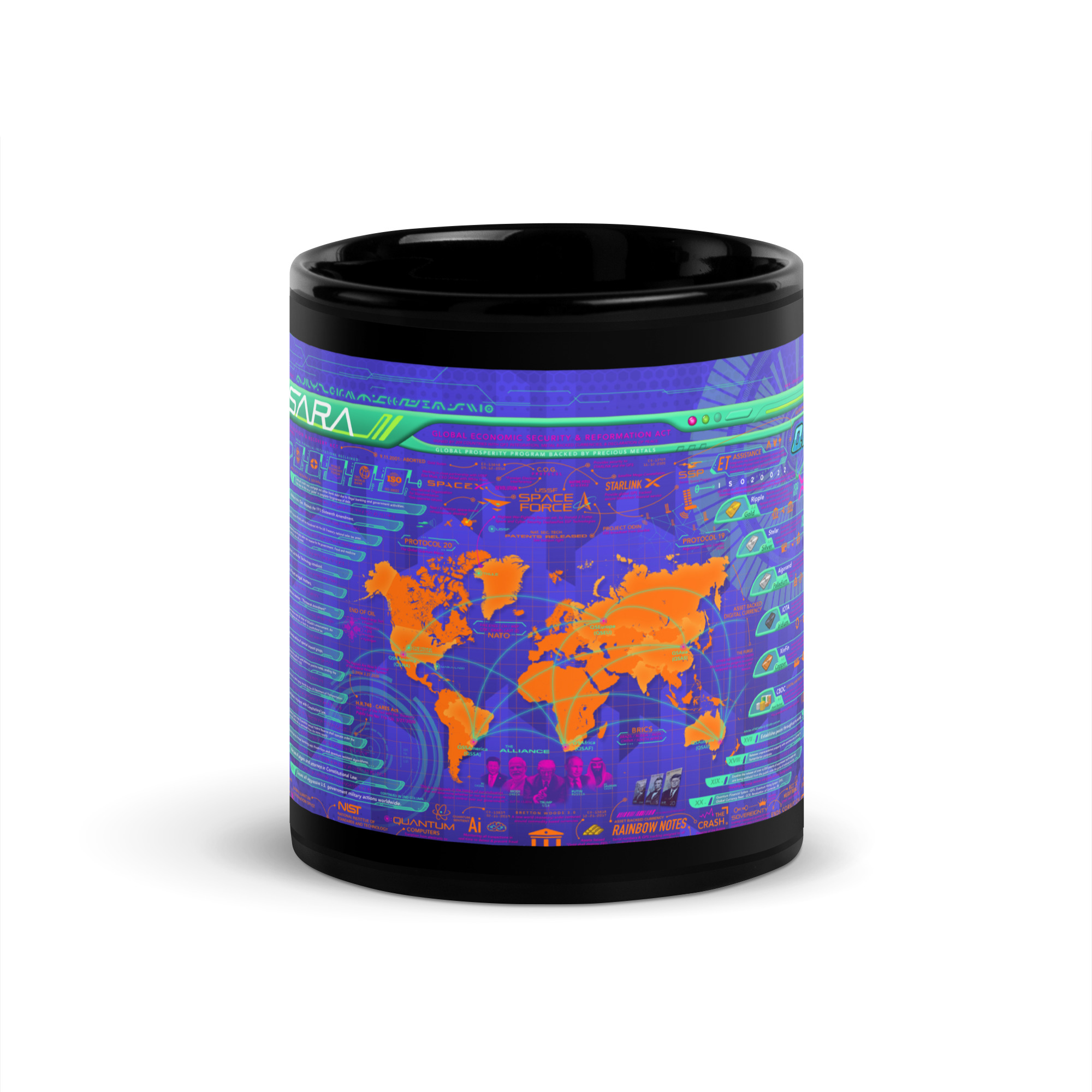 GESARA Map Mug - Image 2