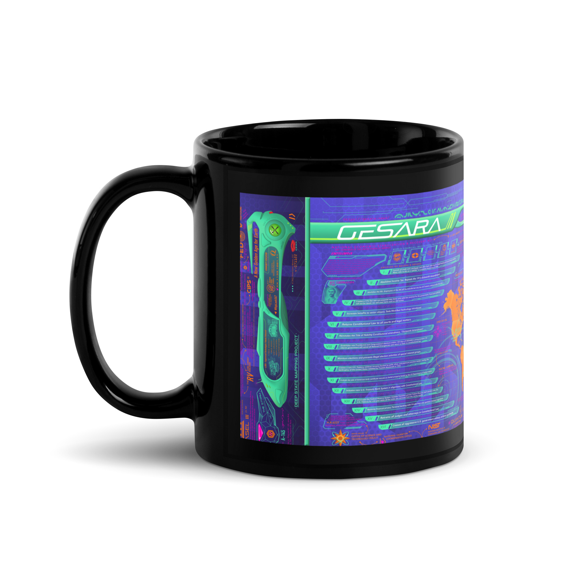 GESARA Map Mug - Image 3