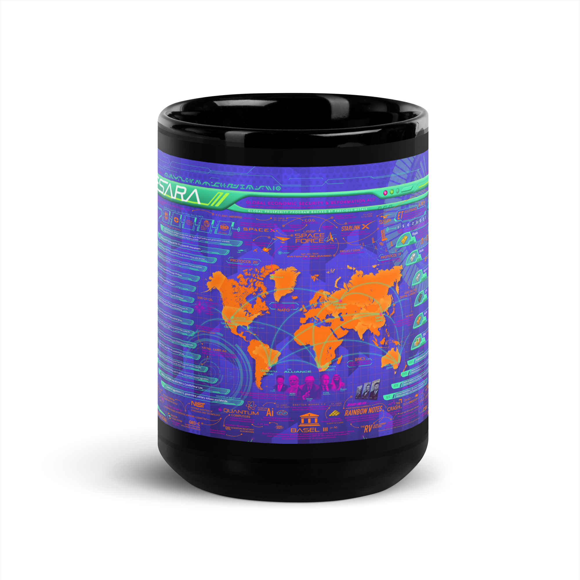 GESARA Map Mug - Image 5