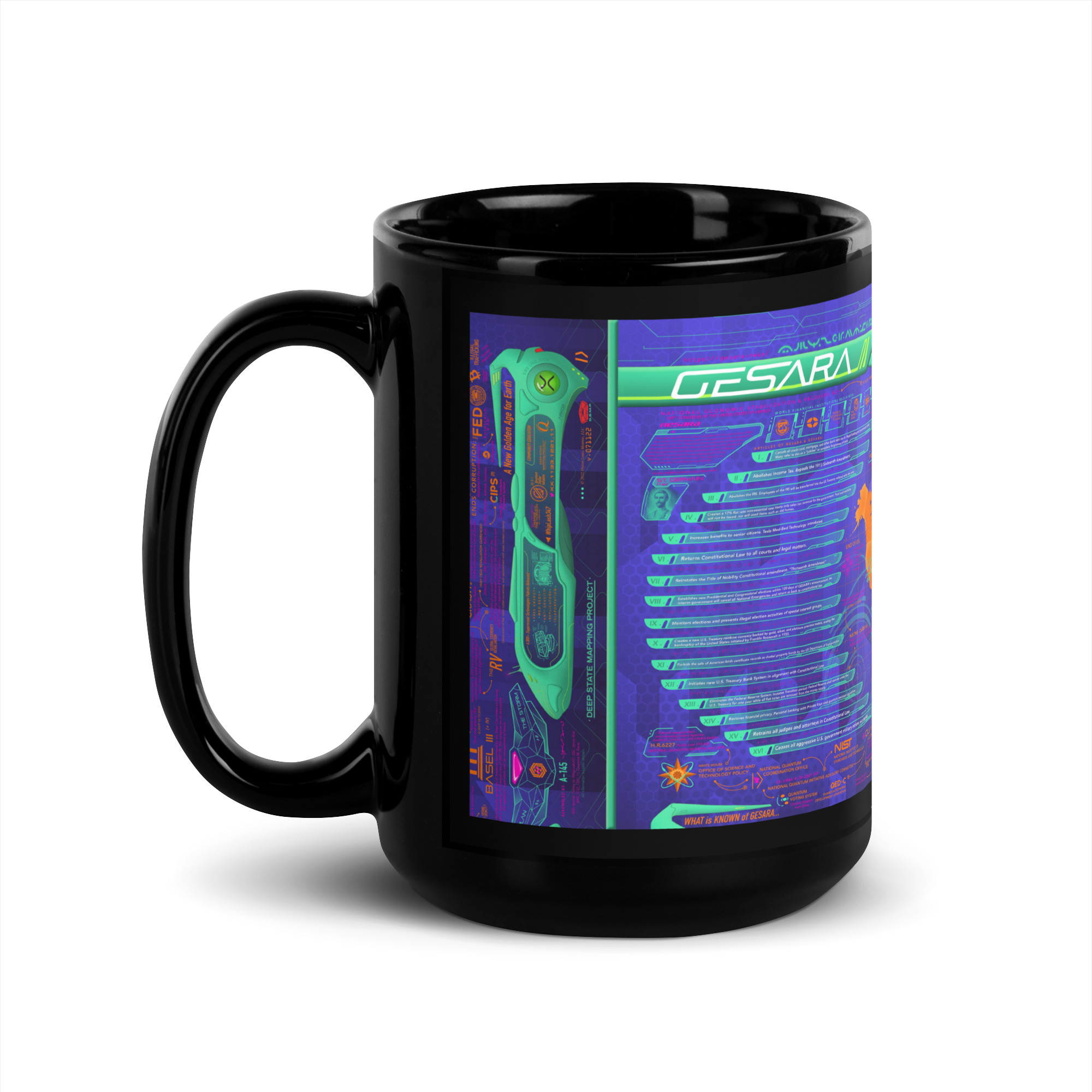 GESARA Map Mug - Image 6