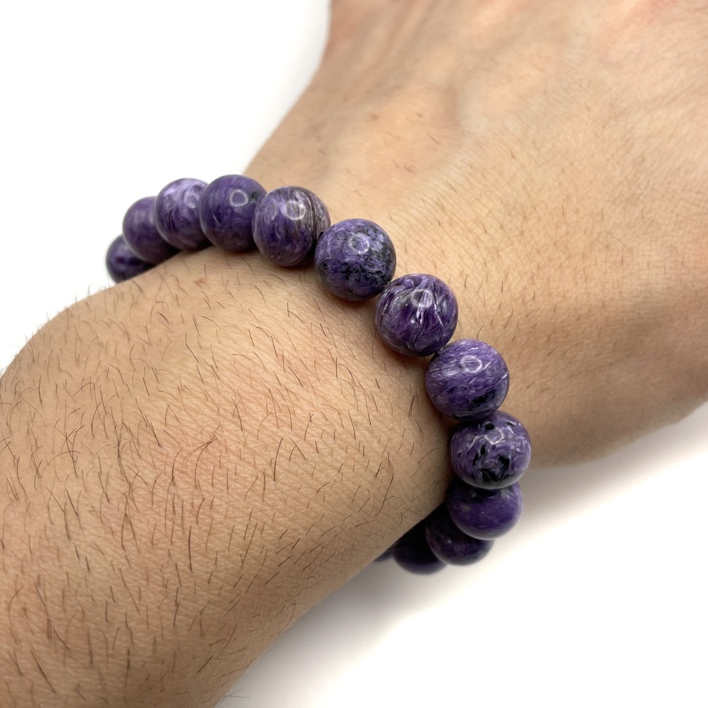 Charoite Bead Bracelet - Image 2