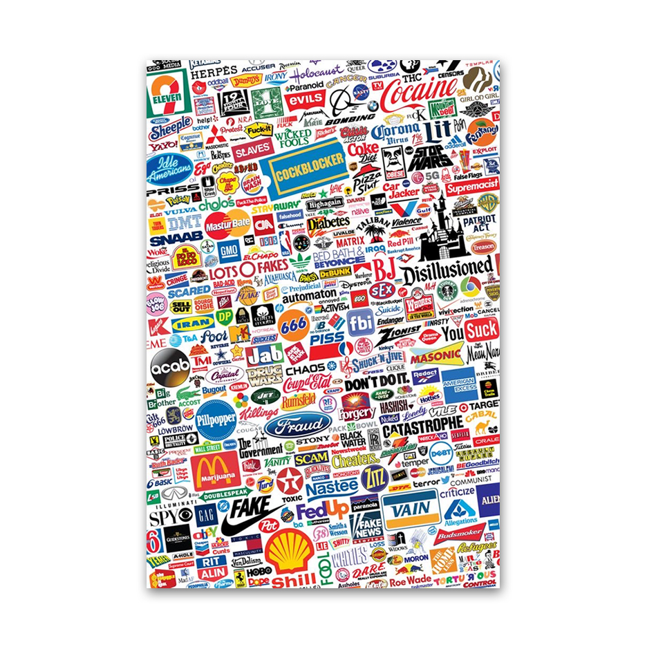 MOTB Spoof Logo 24" x 36" Fold-Out Poster