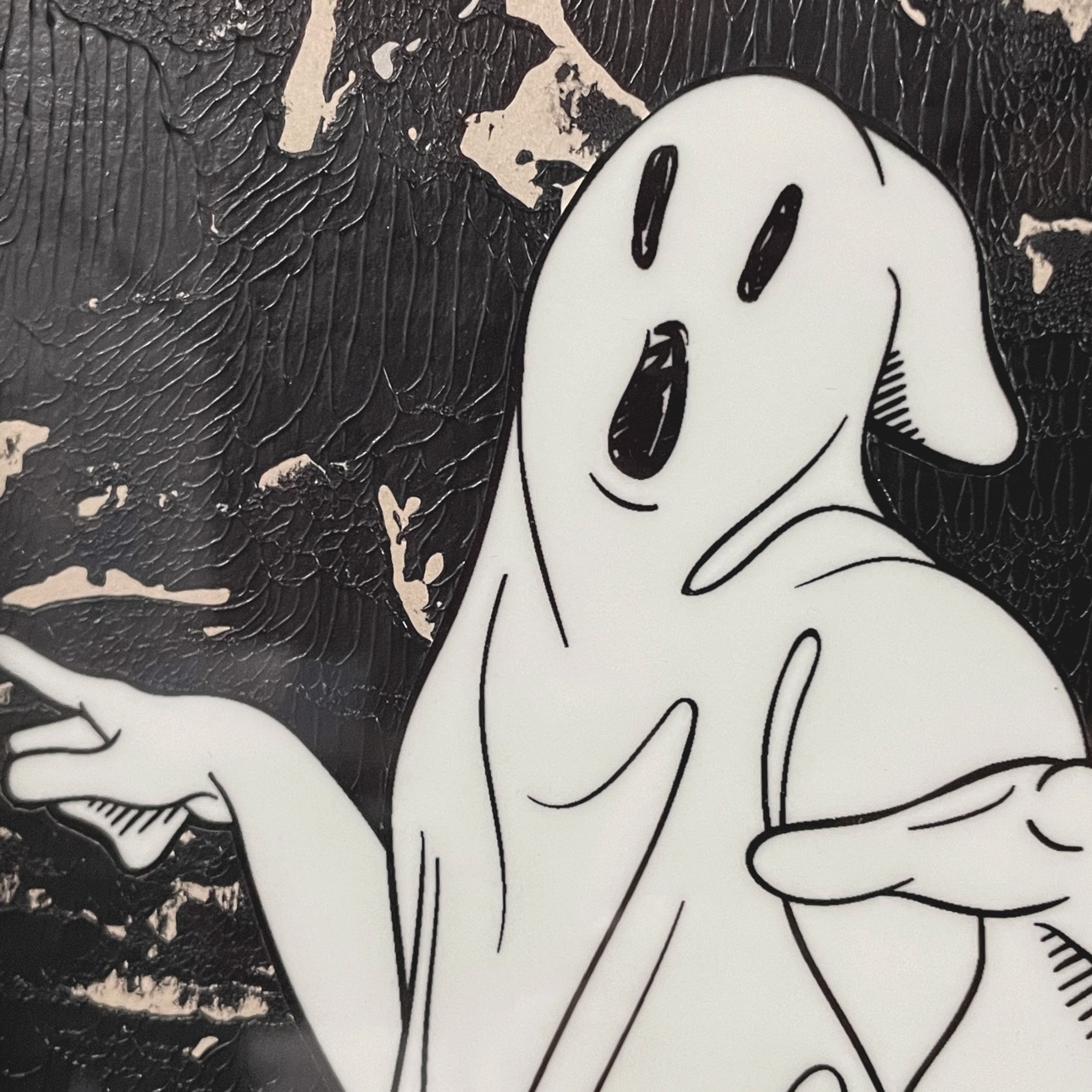 Mr. Spooky, Mixed Media, 7.5" x 9.5" - Image 3