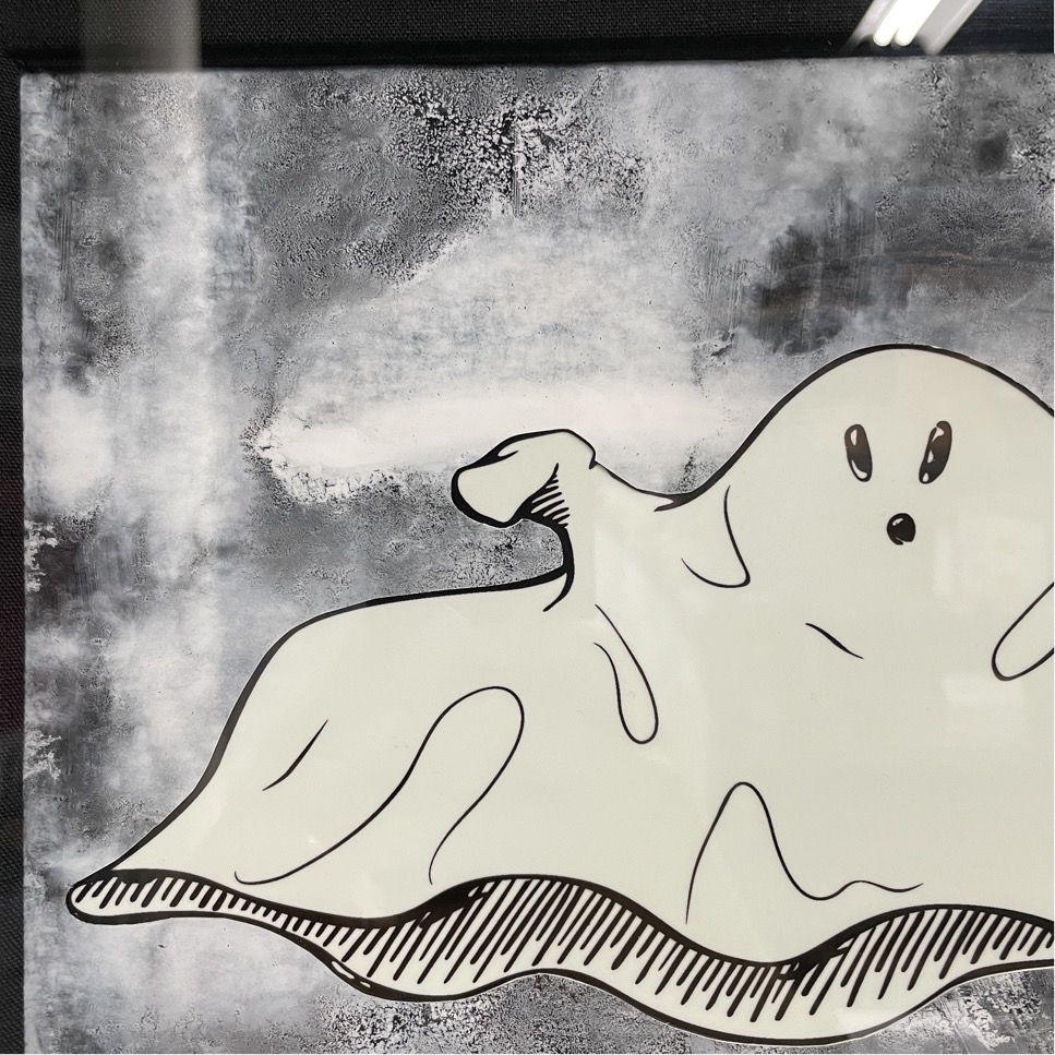 Ghost of Marilyn, Mixed Media, 15.5" x 19.25" - Image 3