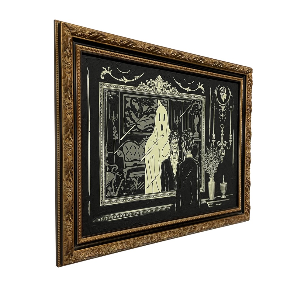Ghost in the Mirror, Mixed Media, 24.5" x 32.75" - Image 2