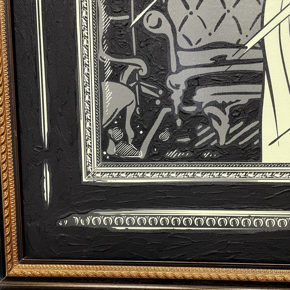 Ghost in the Mirror, Mixed Media, 24.5" x 32.75" - Image 3