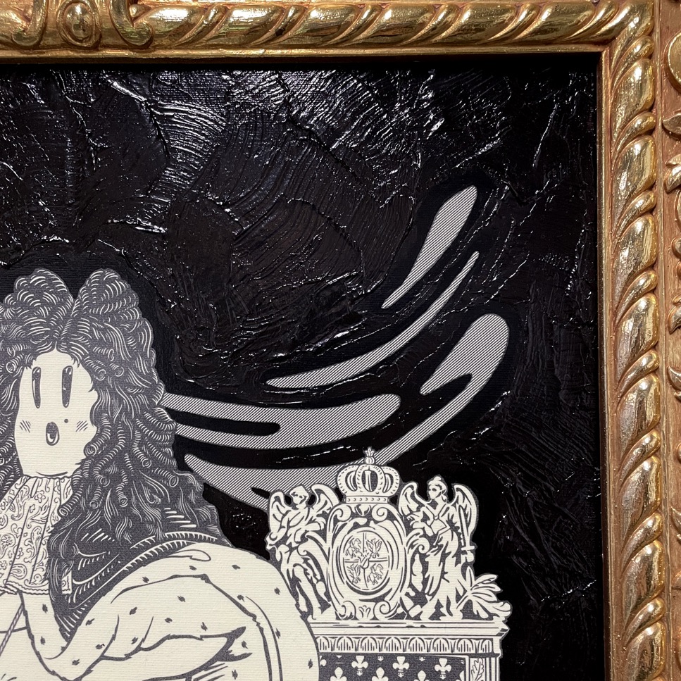 Ghost of Louis XIV, Mixed Media, 22.5"" x 28.5" - Image 4