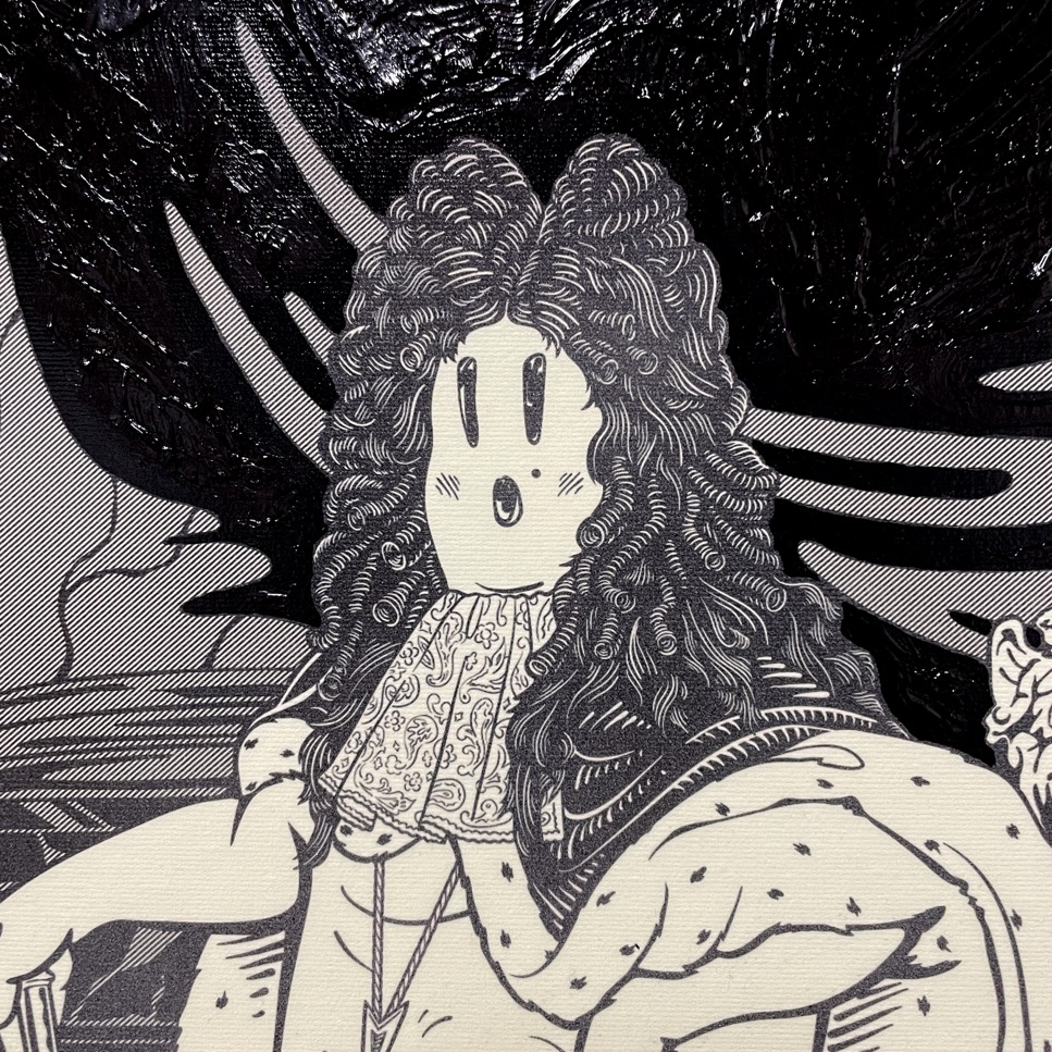 Ghost of Louis XIV, Mixed Media, 22.5"" x 28.5" - Image 5