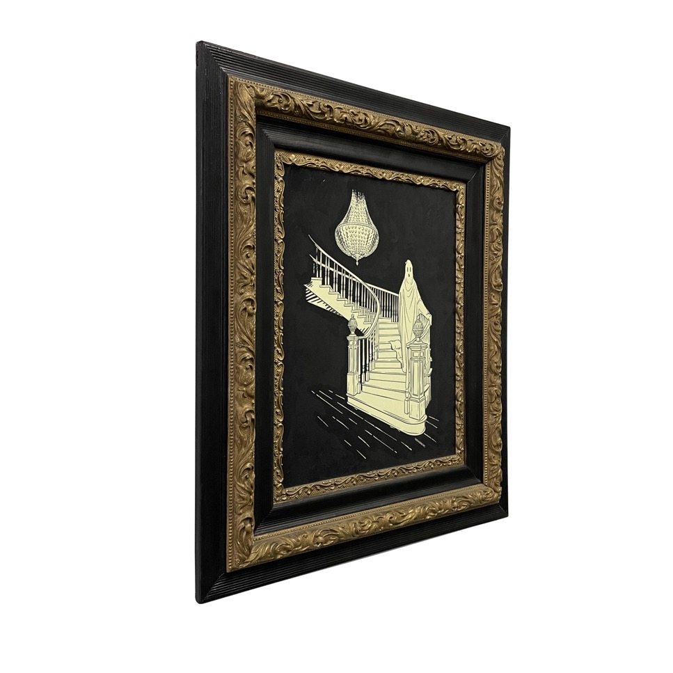 Stairway to Purgatory, Mixed Media, 26.75" x 30.75" - Image 2