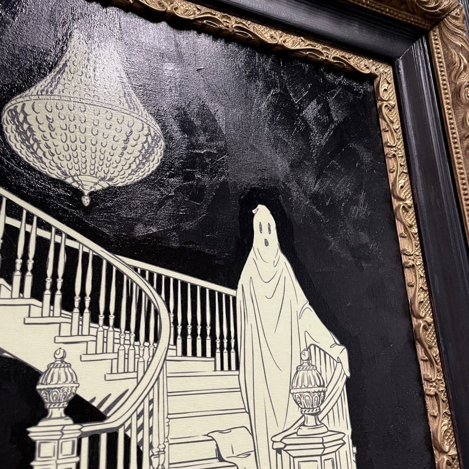 Stairway to Purgatory, Mixed Media, 26.75" x 30.75" - Image 4