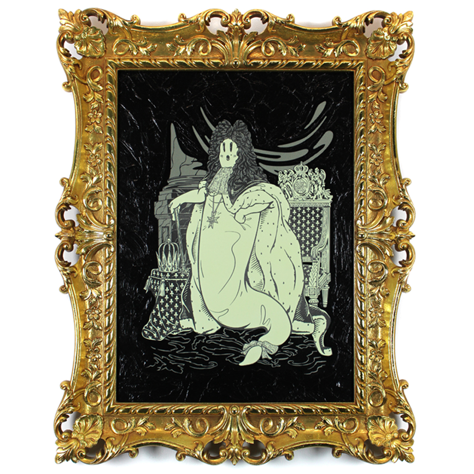 Ghost of Louis XIV, Mixed Media, 22.5"" x 28.5"