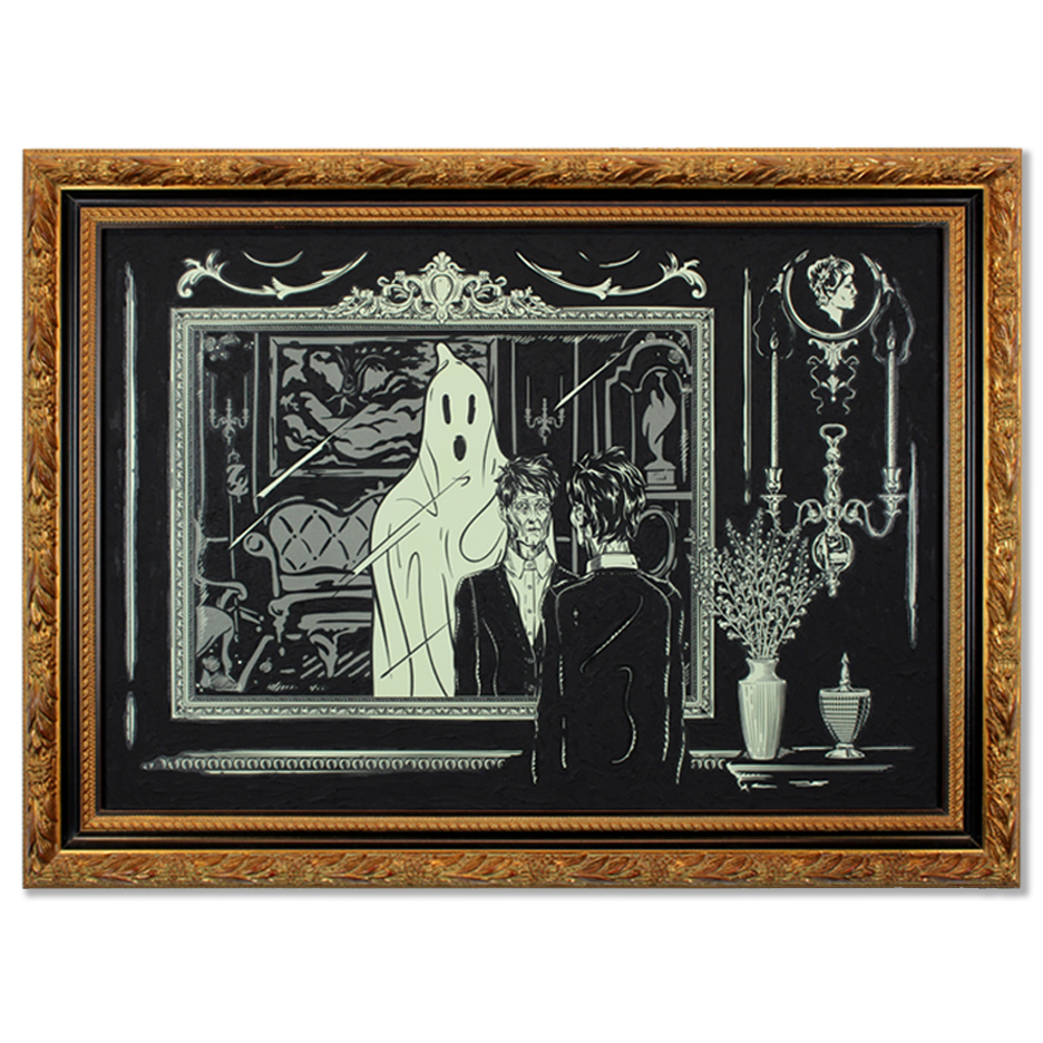 Ghost in the Mirror, Mixed Media, 24.5" x 32.75"