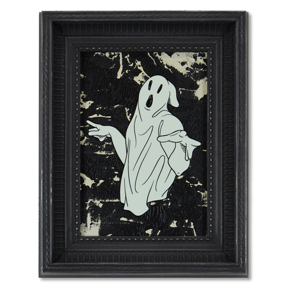 Mr. Spooky, Mixed Media, 7.5" x 9.5"