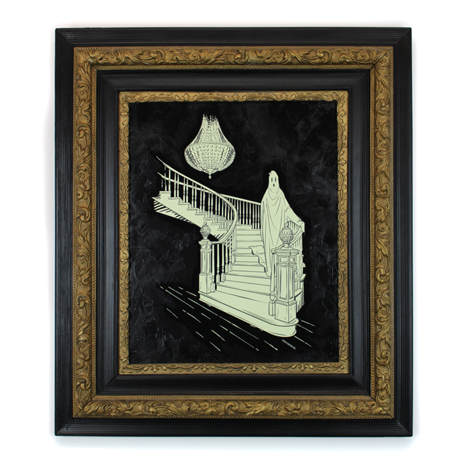 Stairway to Purgatory, Mixed Media, 26.75" x 30.75"