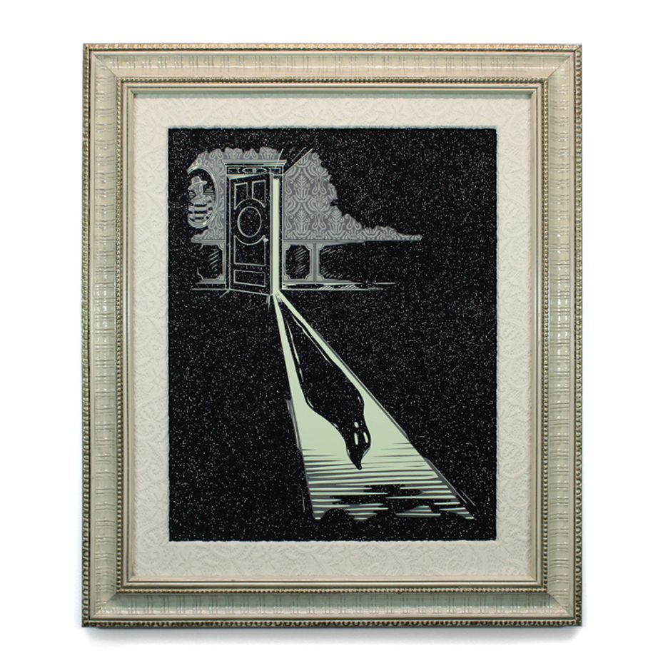 The Shadow, Mixed Media, 23.5" x 27.5"