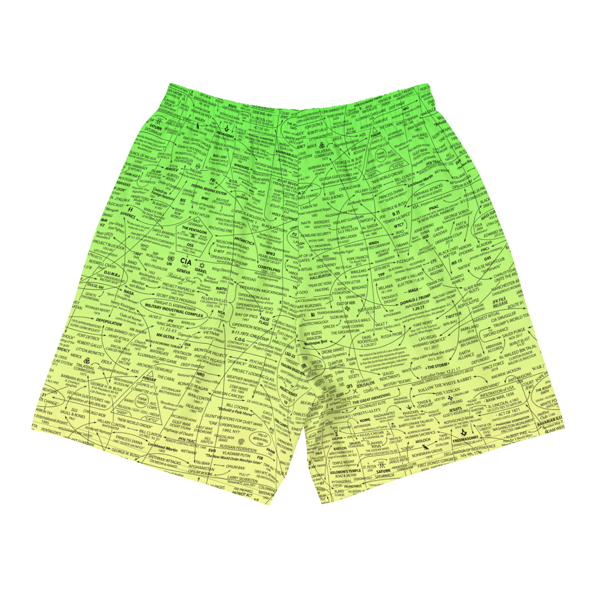 Q-WEB Athletic Shorts (Acid) - Image 2