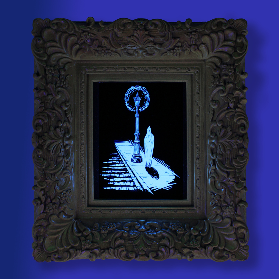 The Prowler, Mixed Media, 16.5" 18.75" - Image 5