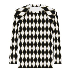 Chessboard Jester Rash Guard Shirt