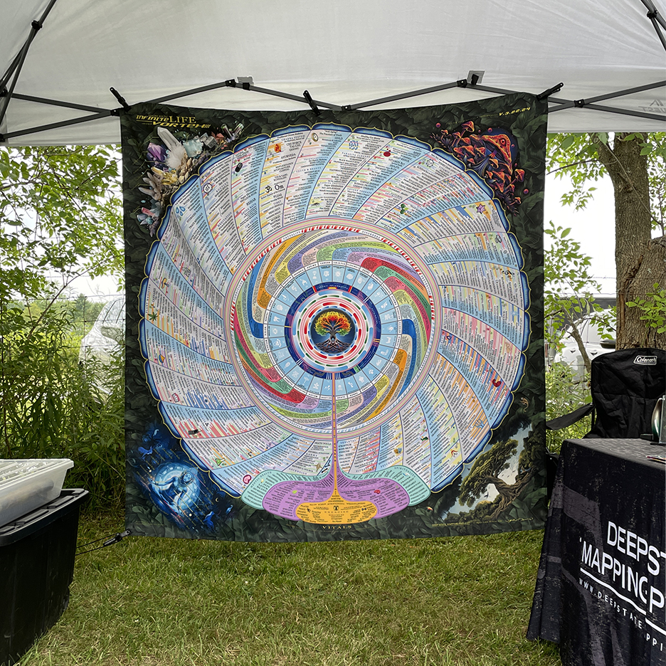 Infinite Life Vortex Tapestry 72" (6') - Image 6