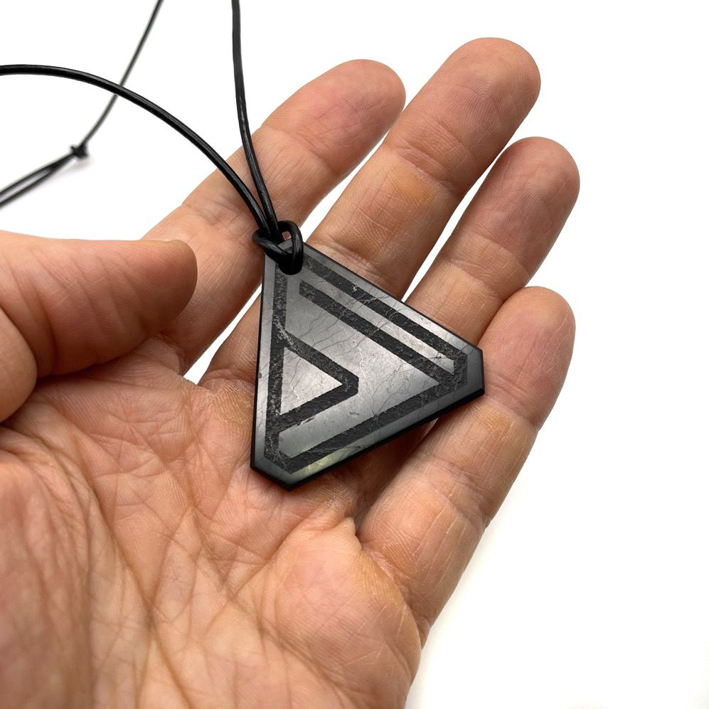 Lightcode Shungite Pendant, 45mm Russia - Image 4