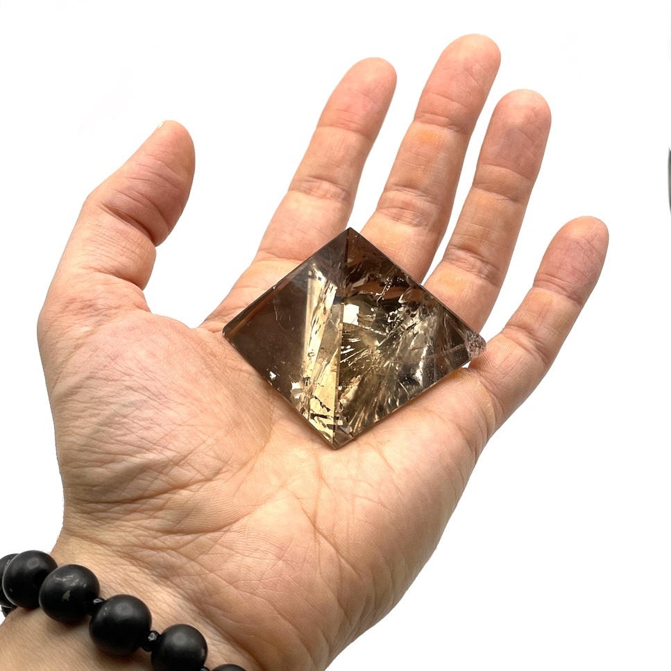 Smokey Quartz Pyramid, Medium, Brazil - Image 3