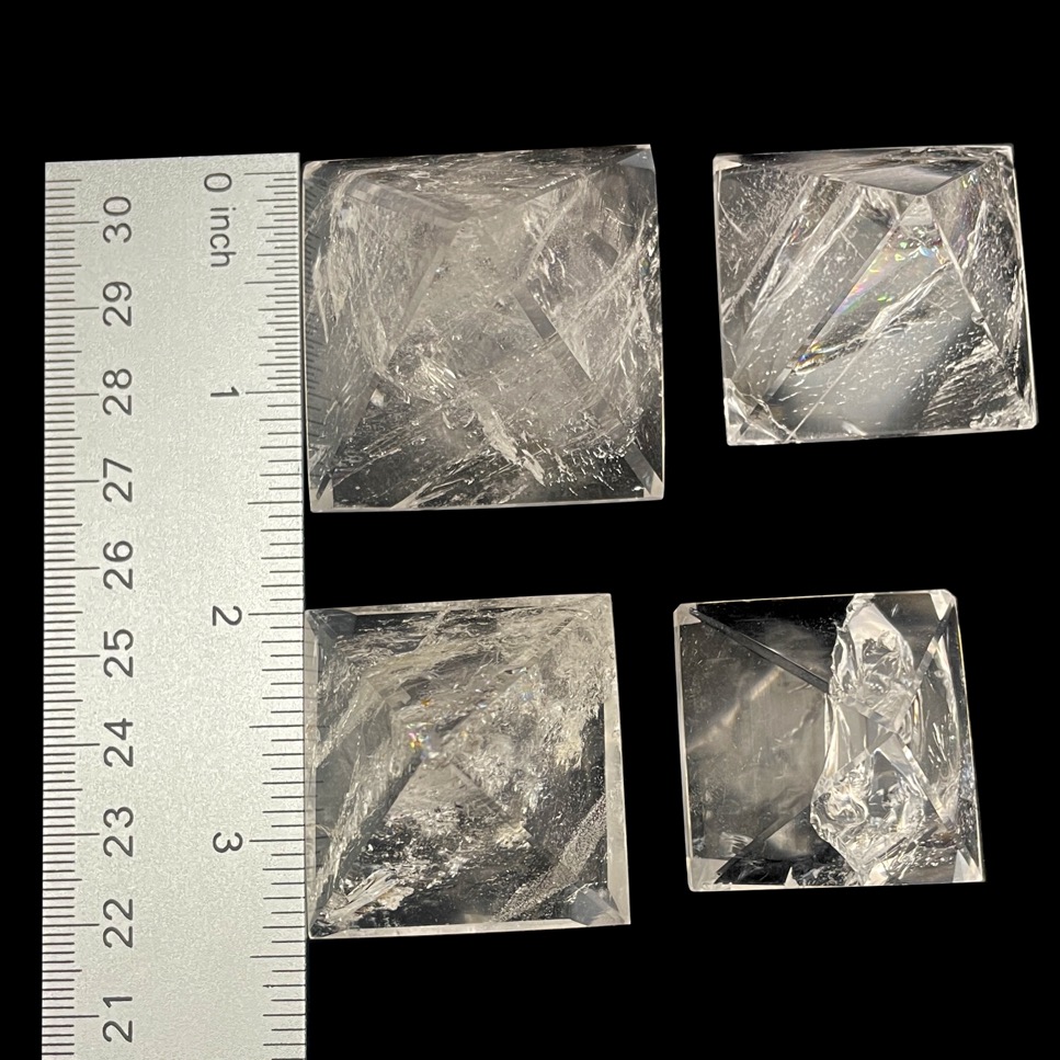 Small Clear Quartz Pyramids, Brazil - Image 2