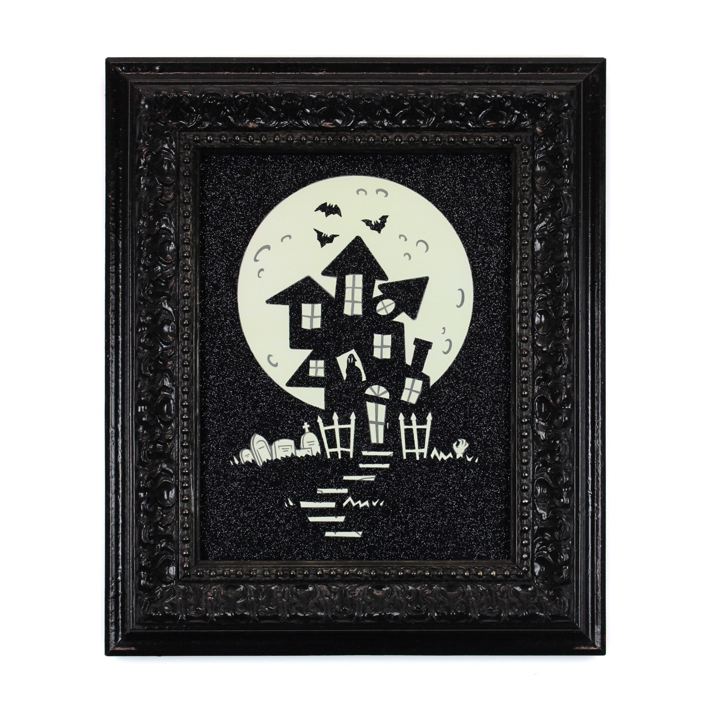 Ghost House, Mixed Media, 16.75" x 19.75"
