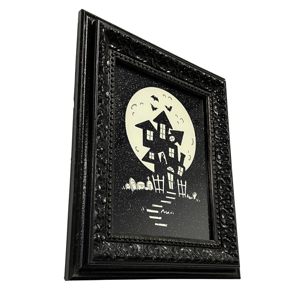 Ghost House, Mixed Media, 16.75" x 19.75" - Image 2