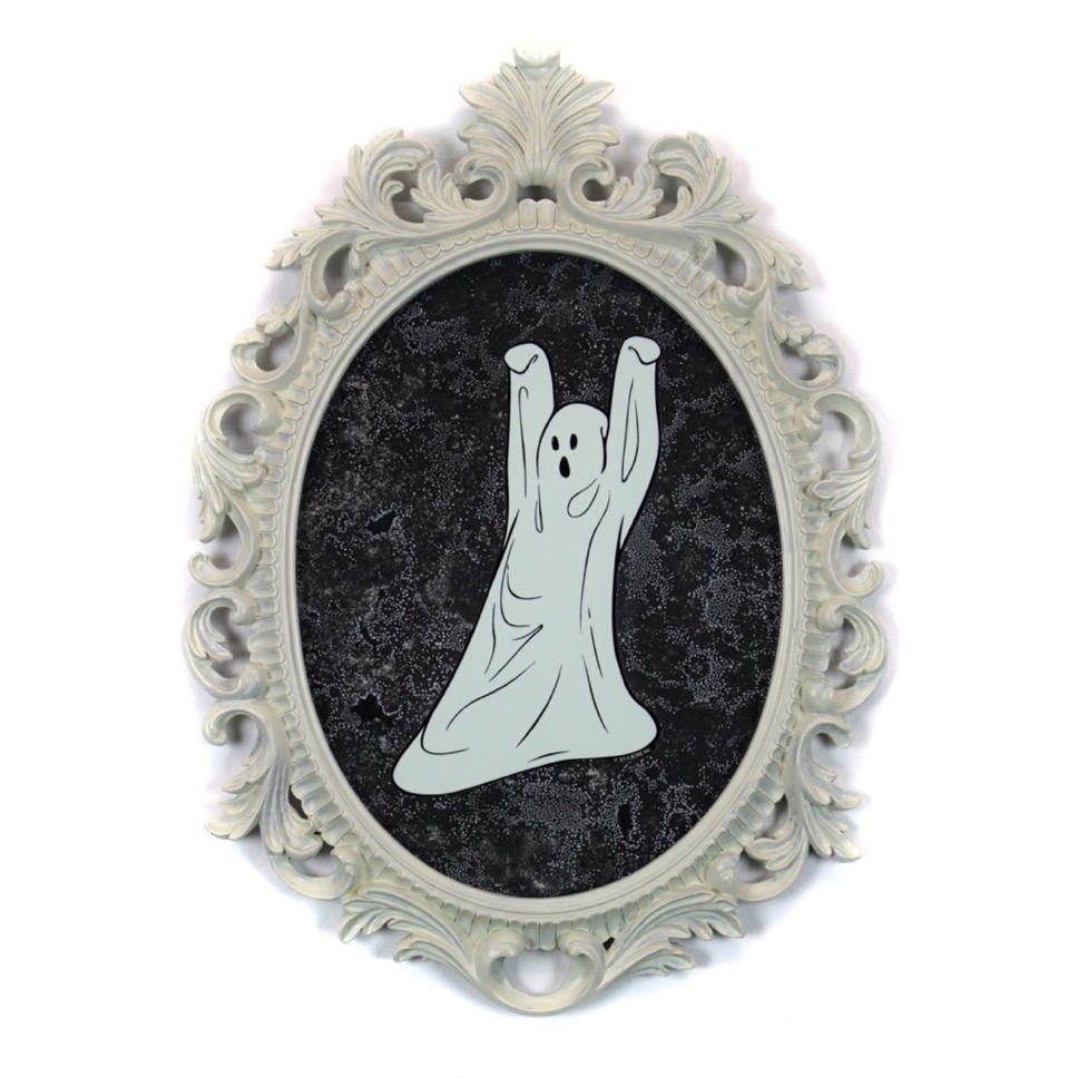 Tip Toe Ghost, Mixed Media, 13" x 17.5"