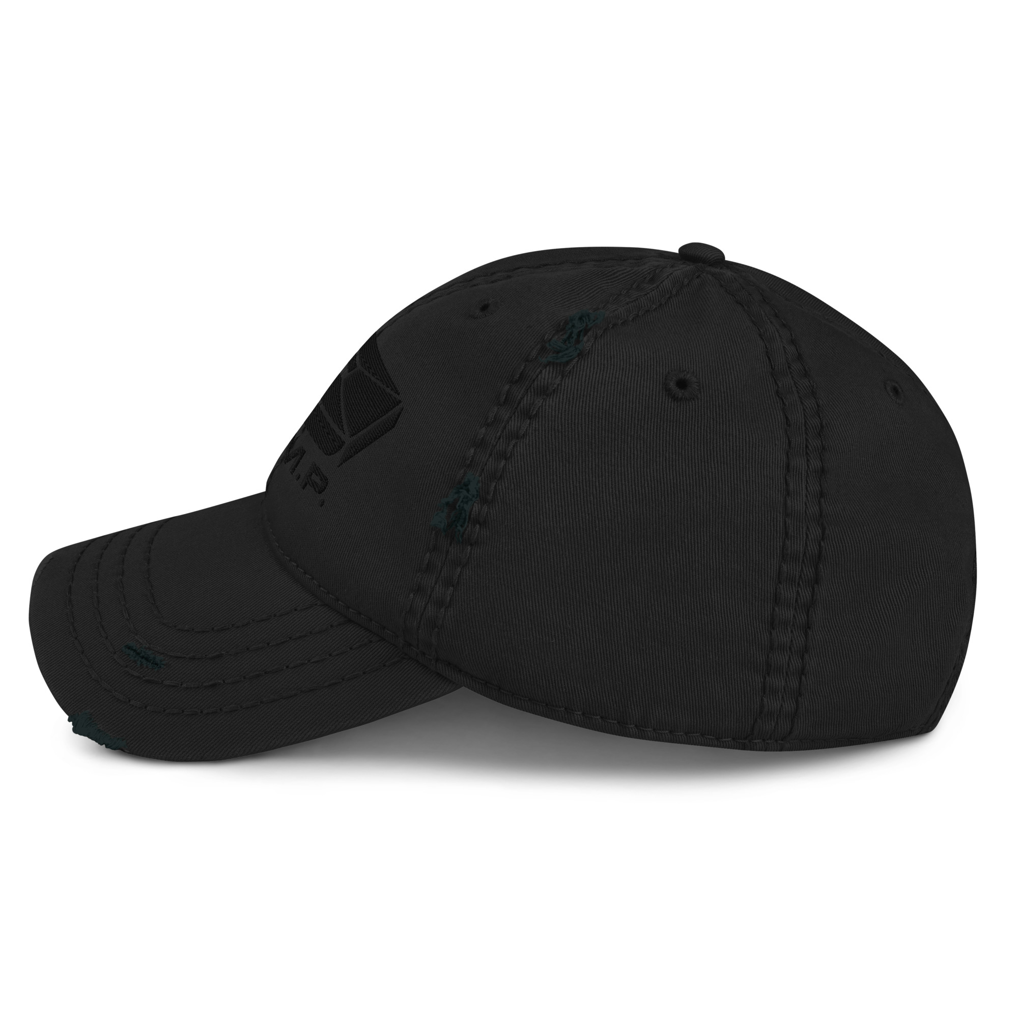 D.S.M.P. Distressed Corporate Logo Hat (Dark) - Image 6