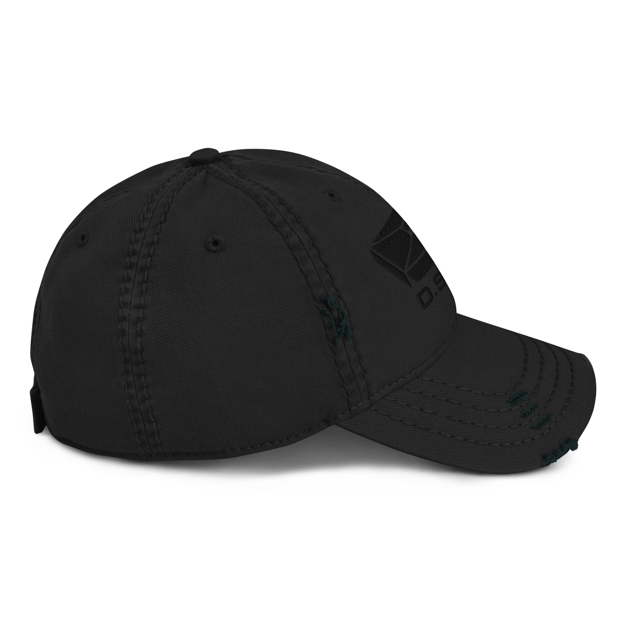 D.S.M.P. Distressed Corporate Logo Hat (Dark) - Image 5