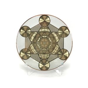 Metatron's Cube 18K Gold Pleiadian Technology Disc (4")