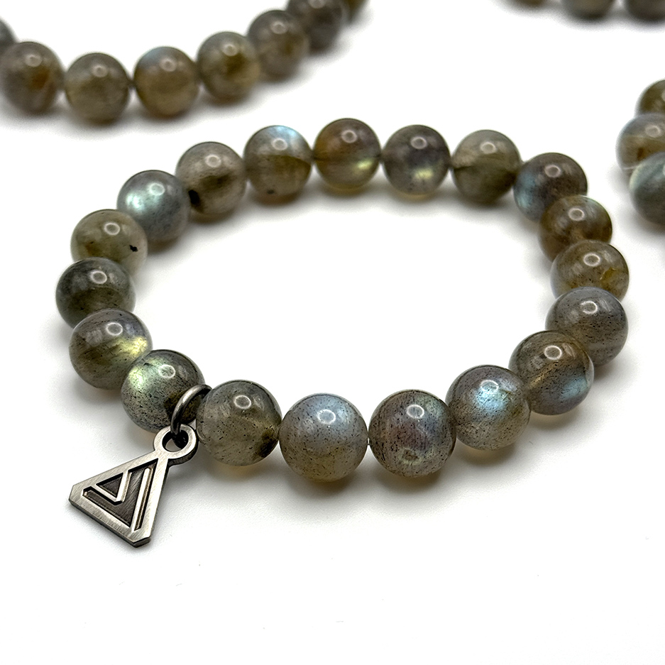 Labradorite Bead Bracelet (11mm) (AA) - Image 4